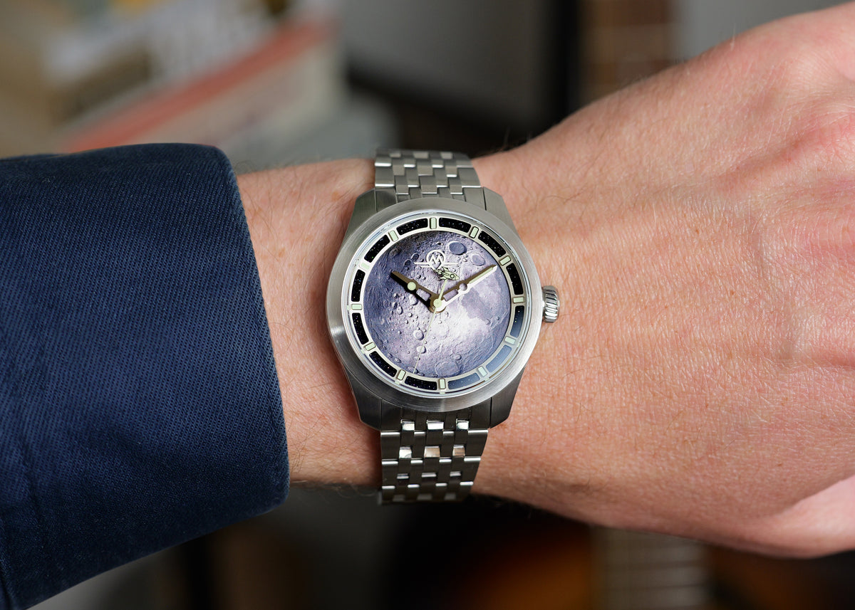 COMING SOON MONRO LUNA ADVENTURE MLA-FTM FLY ME TO THE MOON, 9039 Automatic Watch, 39mm Stainless Steel