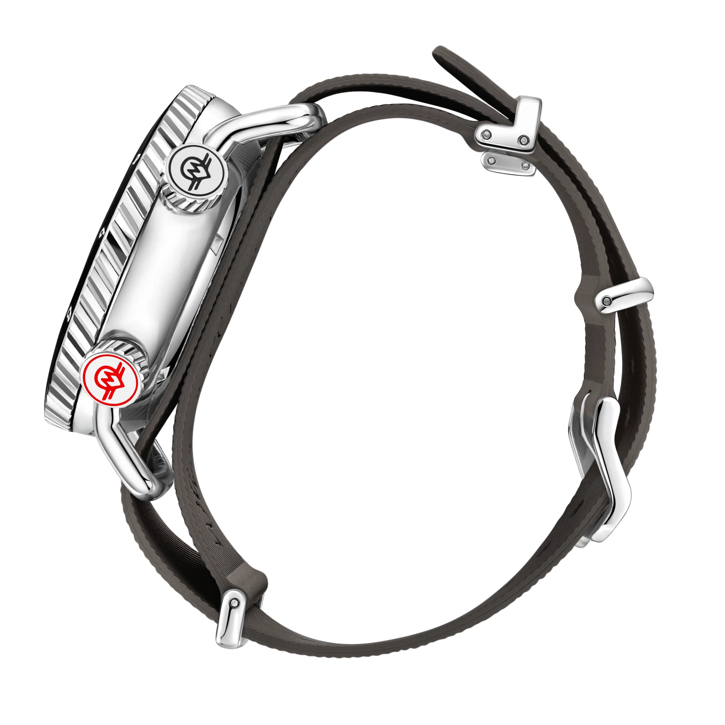 MONRO ADVENTURE MA-1 URBAN BLACK, Automatic GMT Worldtimer, 44mm Stainless Steel, Black Dial