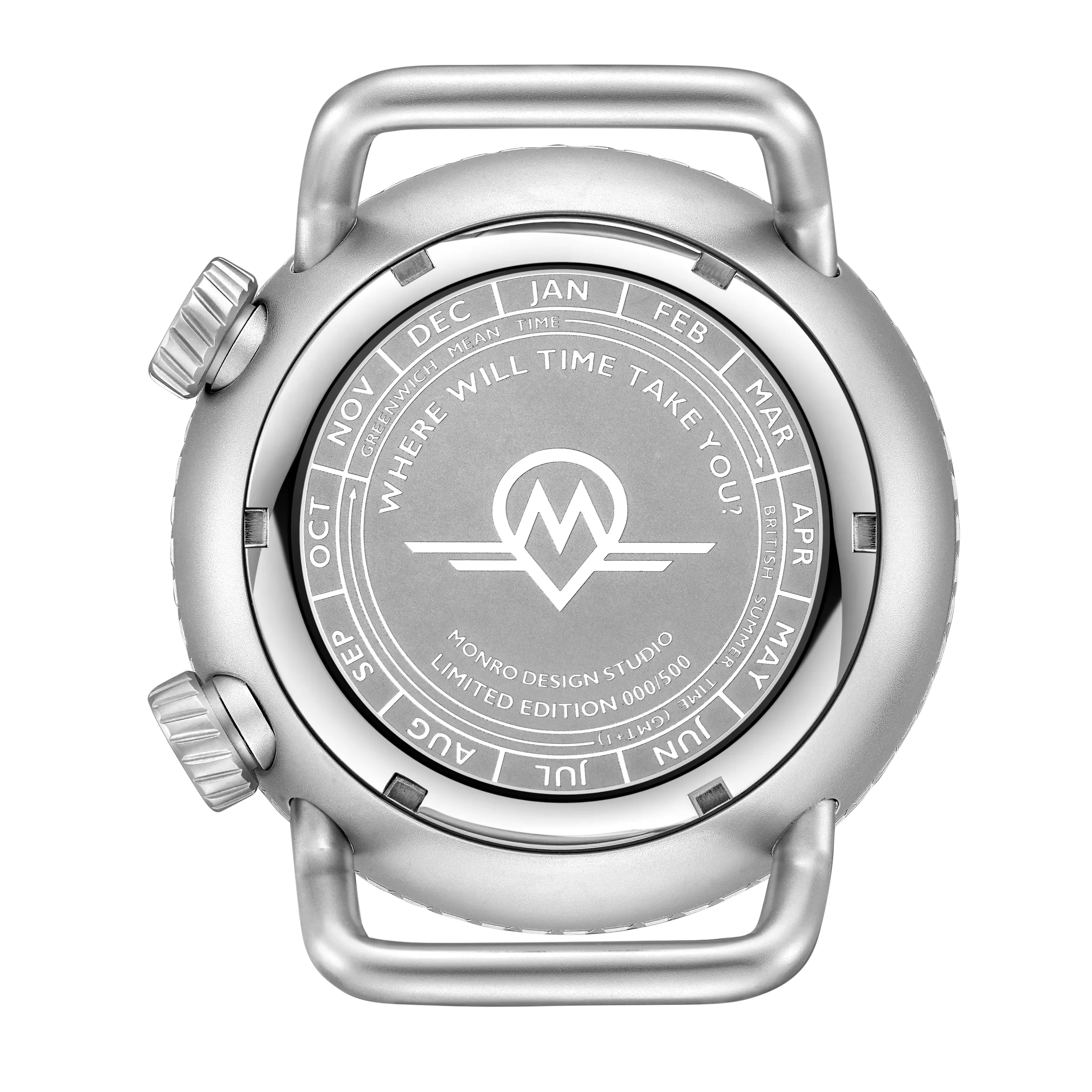 MONRO ADVENTURE MA-4 WOODLAND GREEN, Automatic GMT Worldtimer, 44mm Stainless Steel, Green Dial