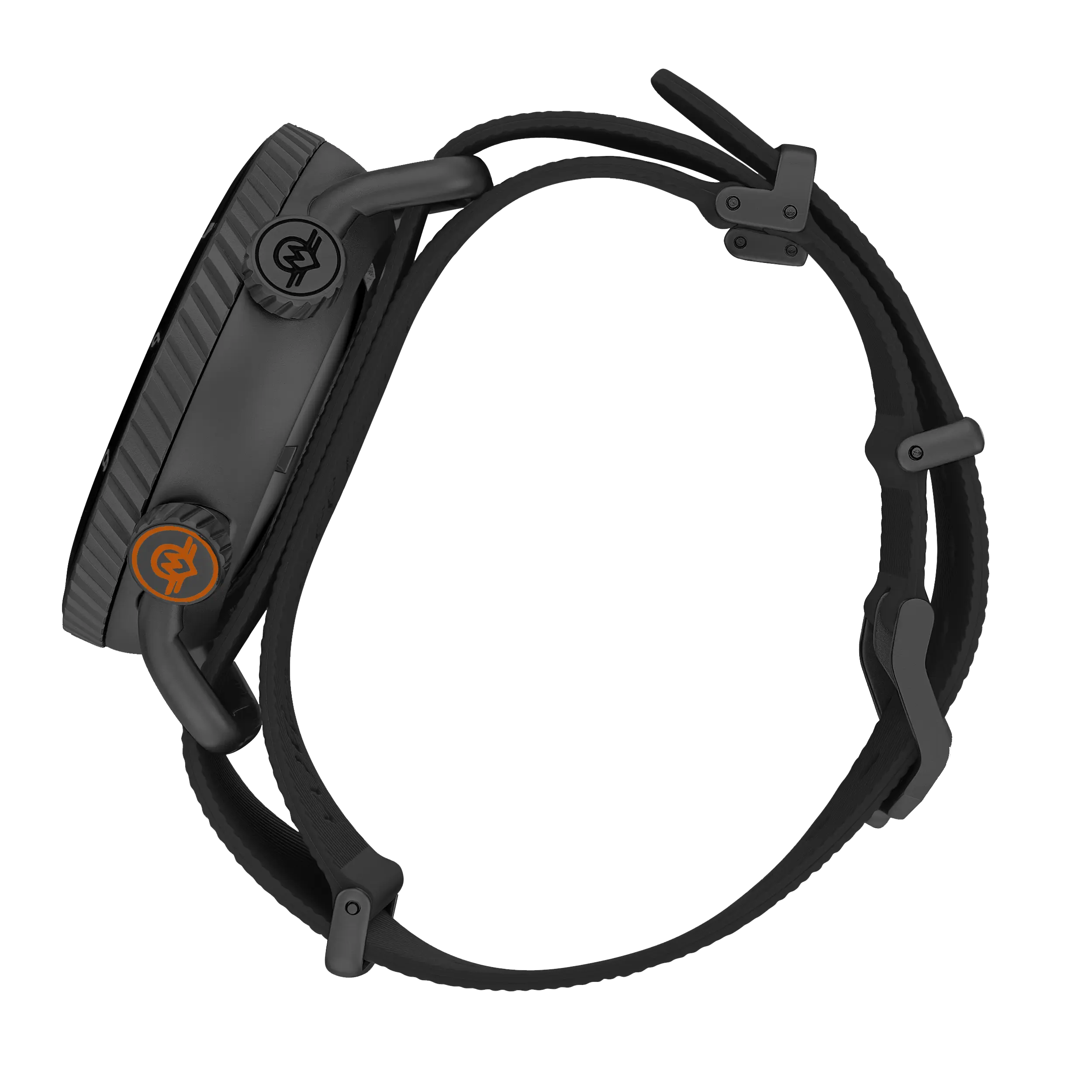 MONRO ADVENTURE MA-5 URBAN BLACK X, Automatic GMT Worldtimer, 44mm Stainless Steel, Black Dial