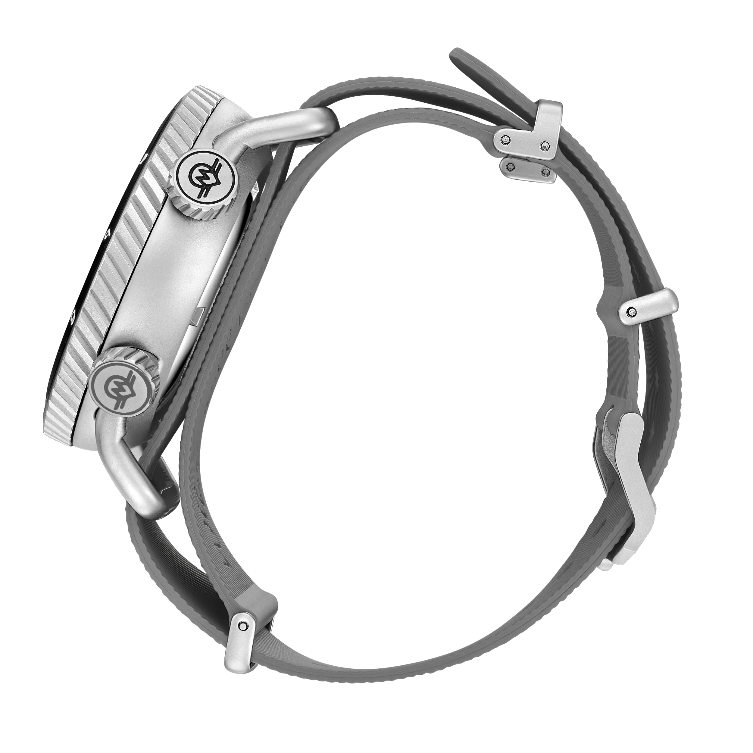 MONRO ADVENTURE MA-6 ARCTIC WHITE, Automatic GMT Worldtimer, 44mm Stainless Steel, White Dial