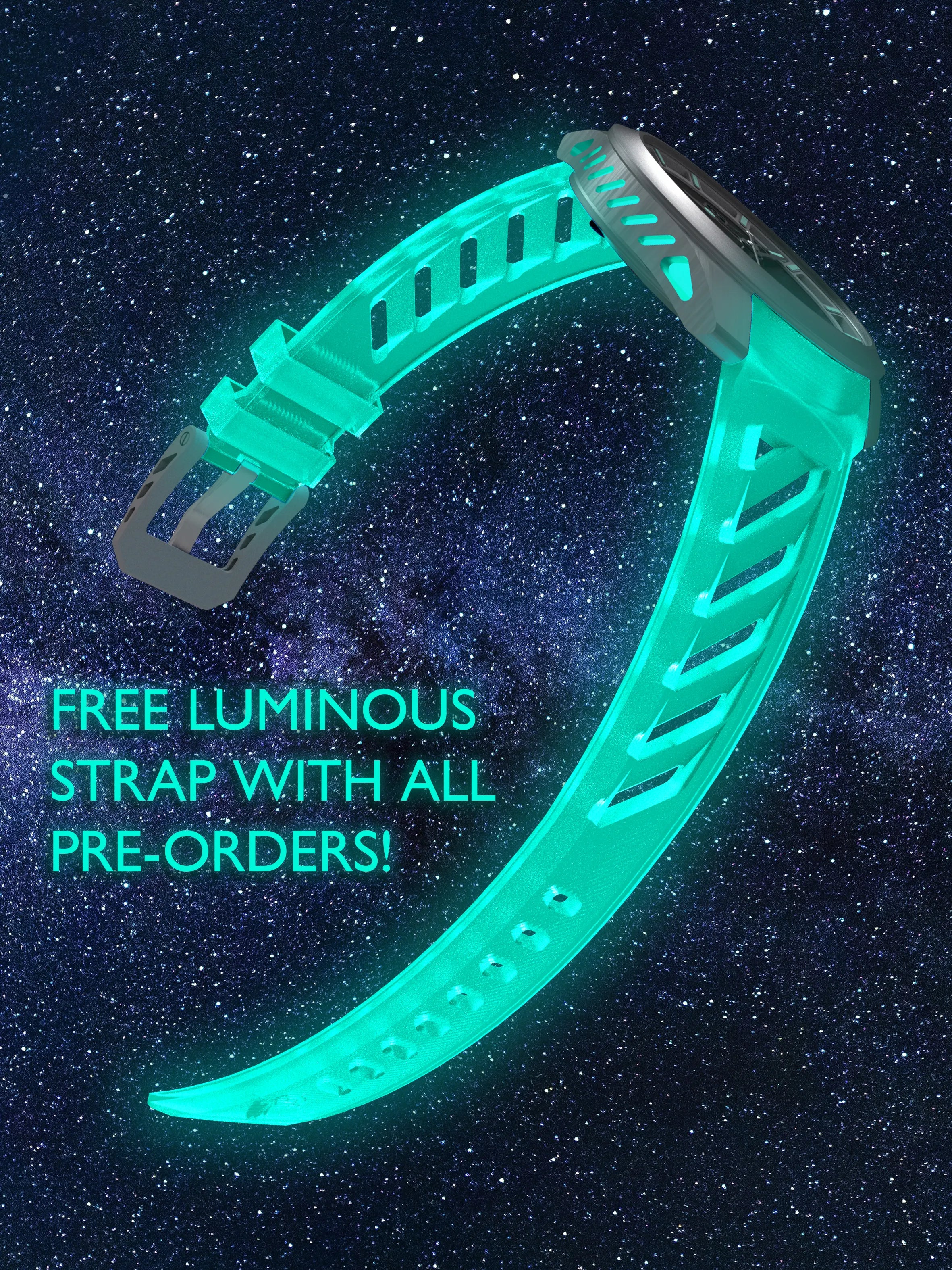 MONRO LUNA ADVENTURE MLA-MBR MUSUO BLACK HOLE, 9039 Automatic Watch, 39mm EPDM Rubber