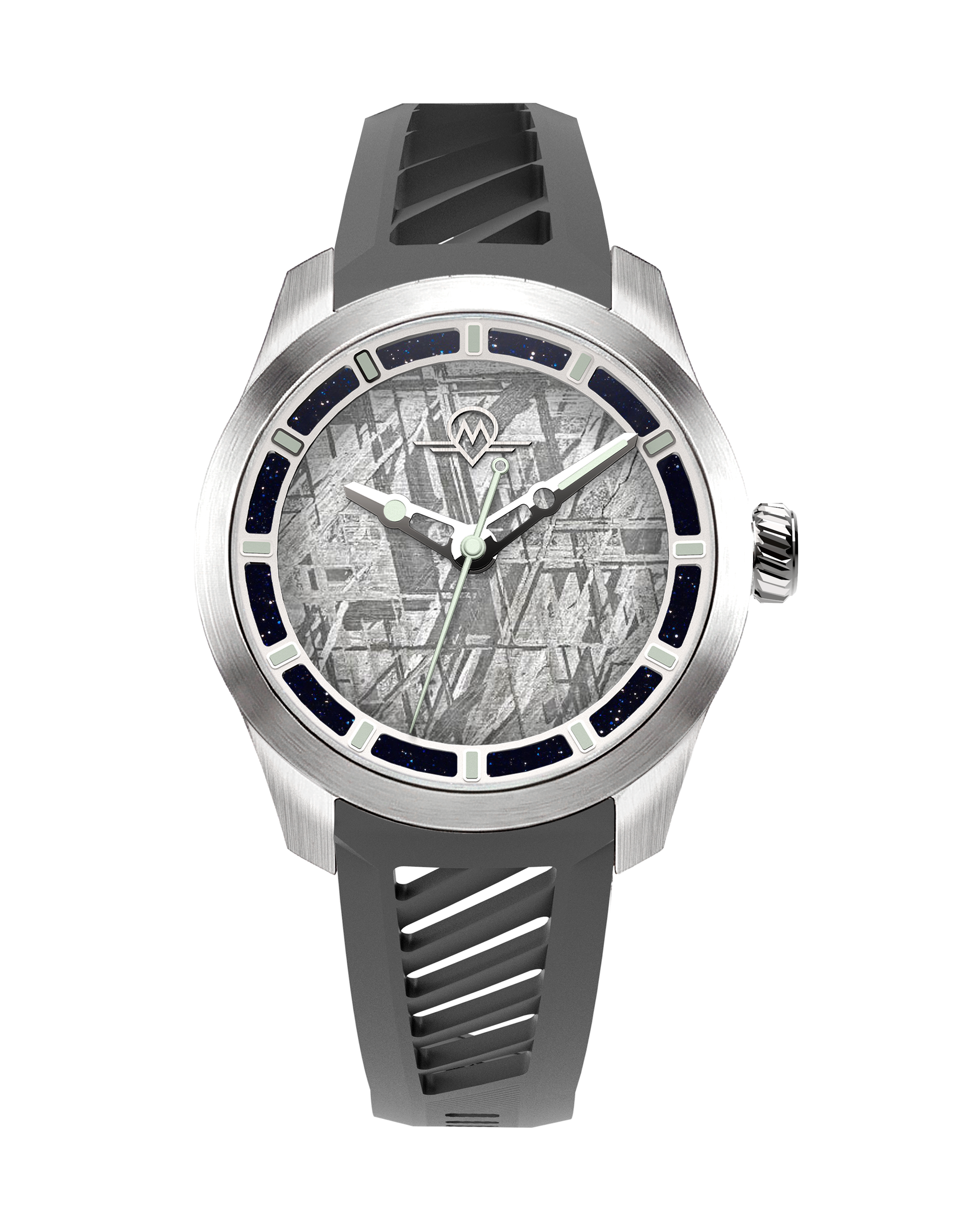 MONRO LUNA ADVENTURE MLA-MER METEORITE DIAL, 9039 Automatic Watch, 39mm EPDM Rubber