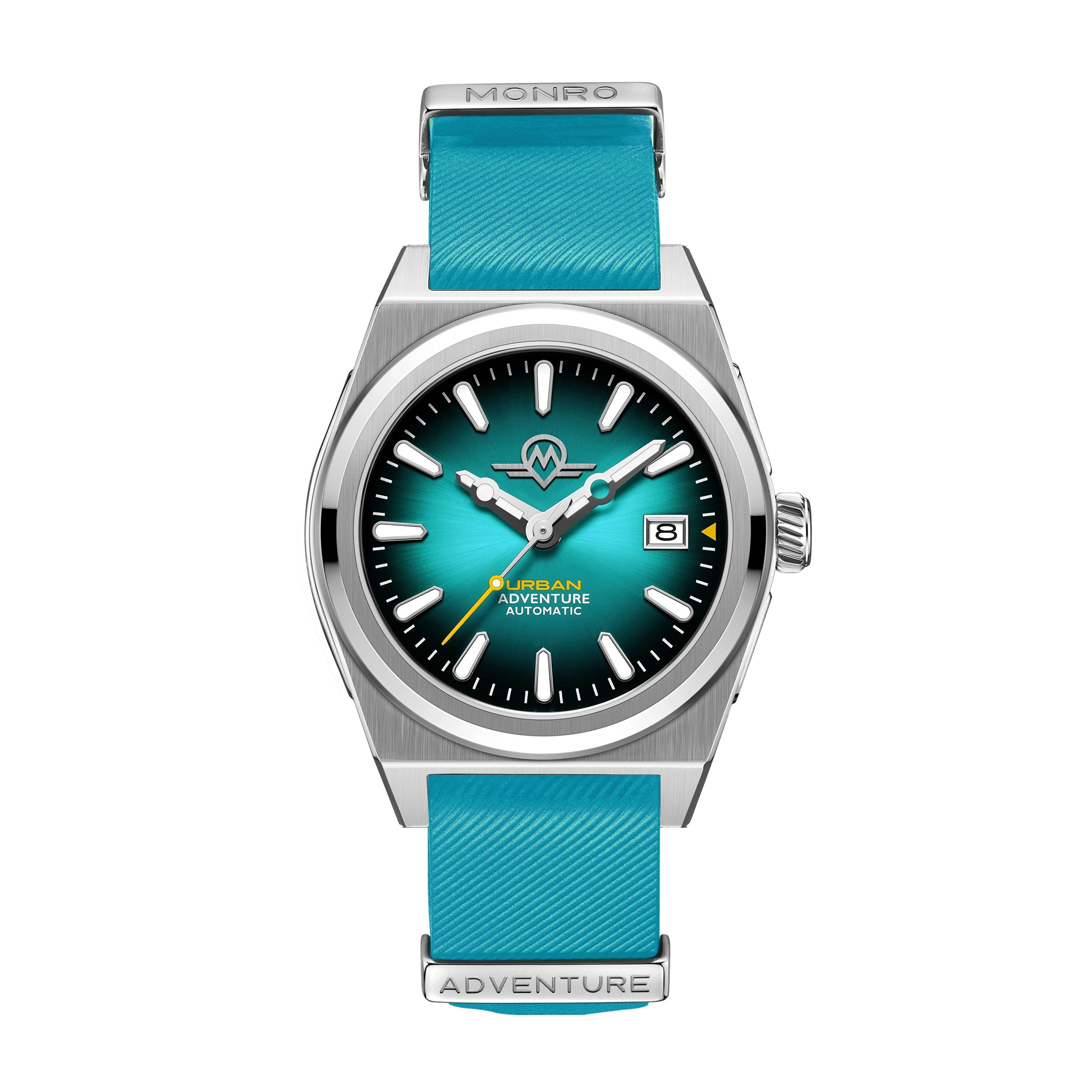 MONRO URBAN ADVENTURE MUA-A2, Automatic, 40mm Stainless Steel, Teal Dial