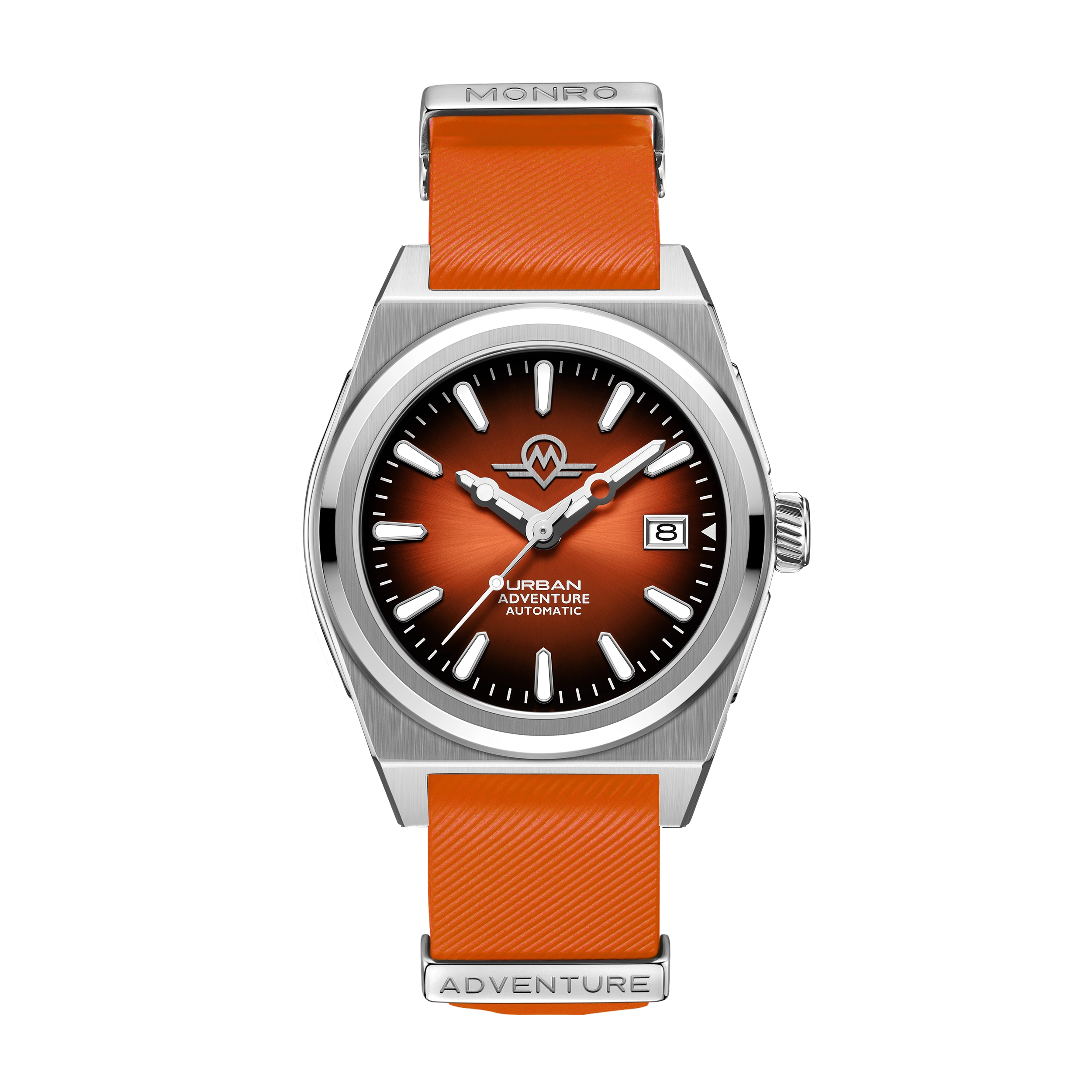 MONRO URBAN ADVENTURE MUA-A4, Automatic, 40mm Stainless Steel, Orange Dial