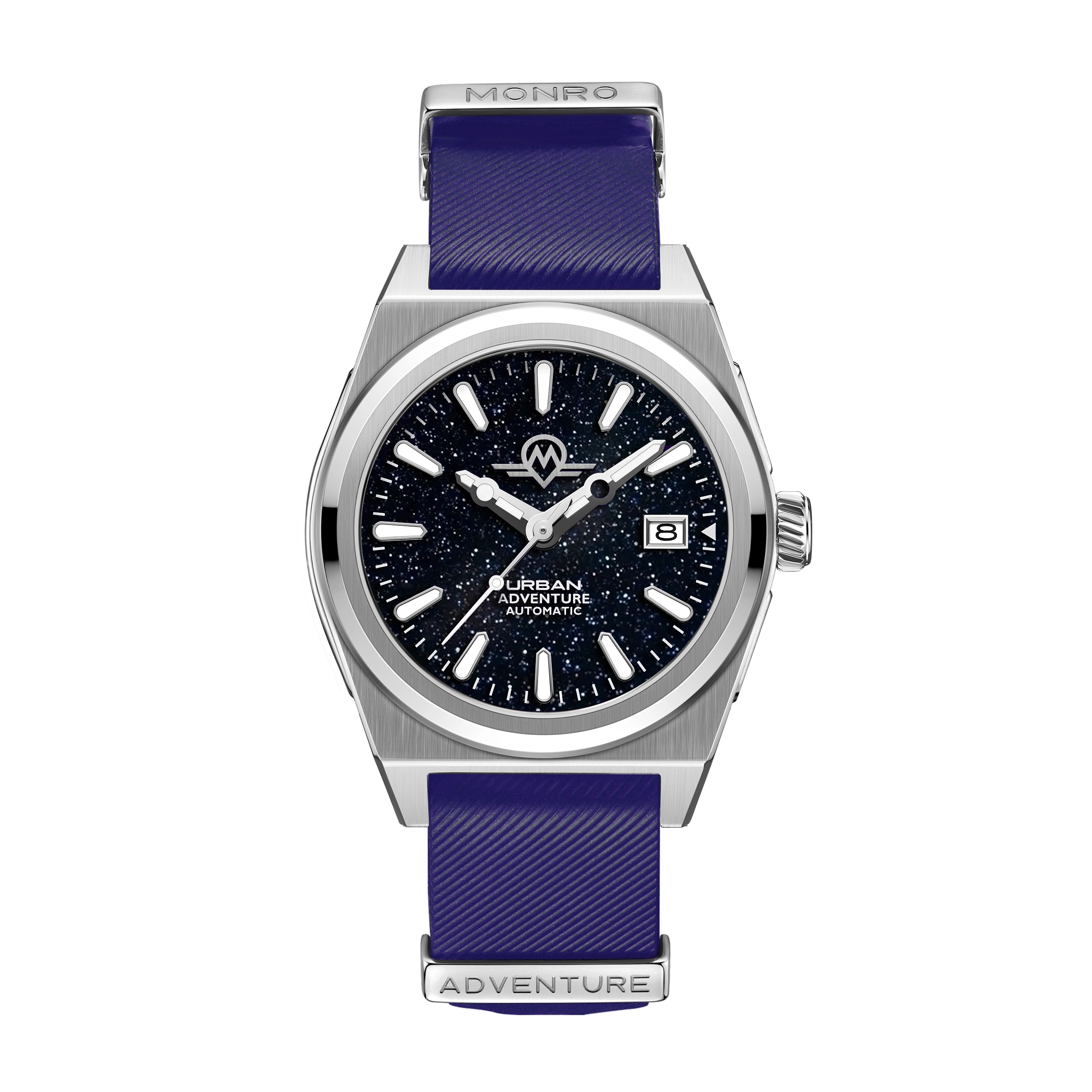 MONRO URBAN ADVENTURE MUA-A5, Automatic, 40mm Stainless Steel, Aventurine Dial
