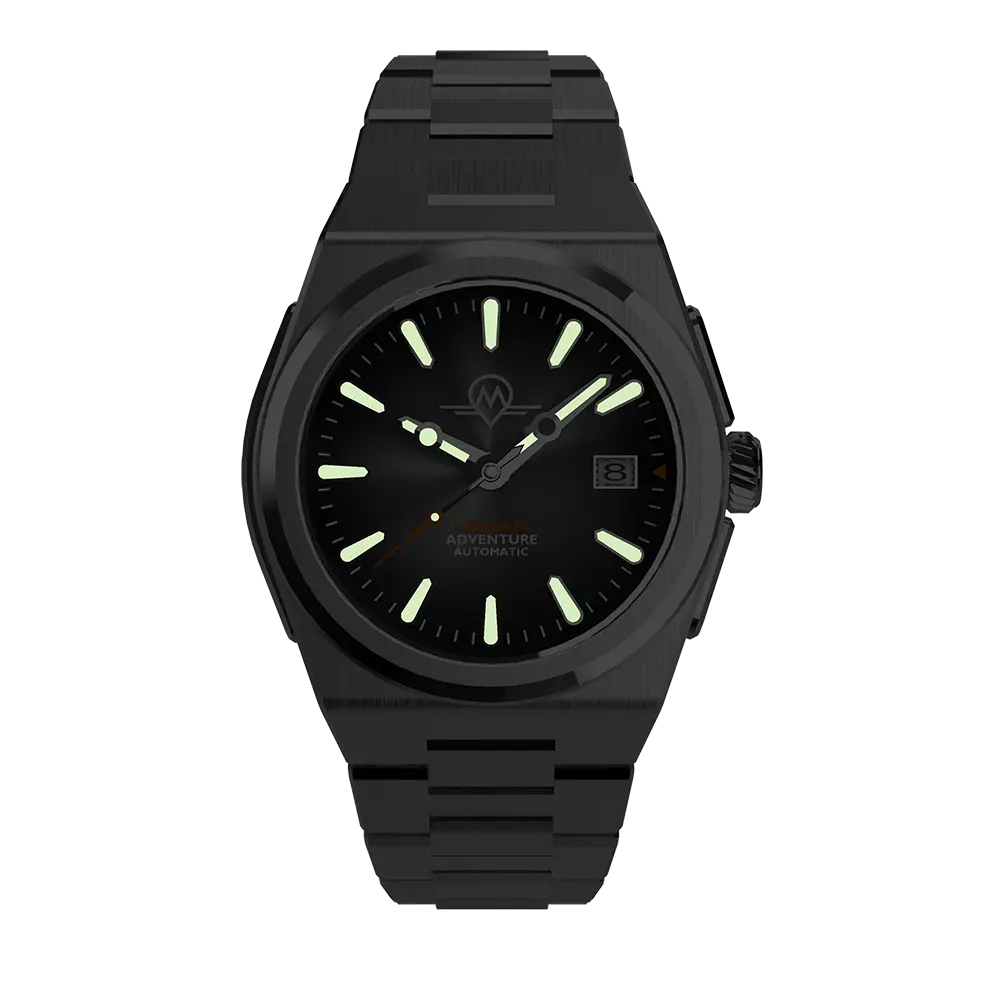 MONRO URBAN ADVENTURE MUA-A4, Automatic, 40mm Stainless Steel, Orange Dial