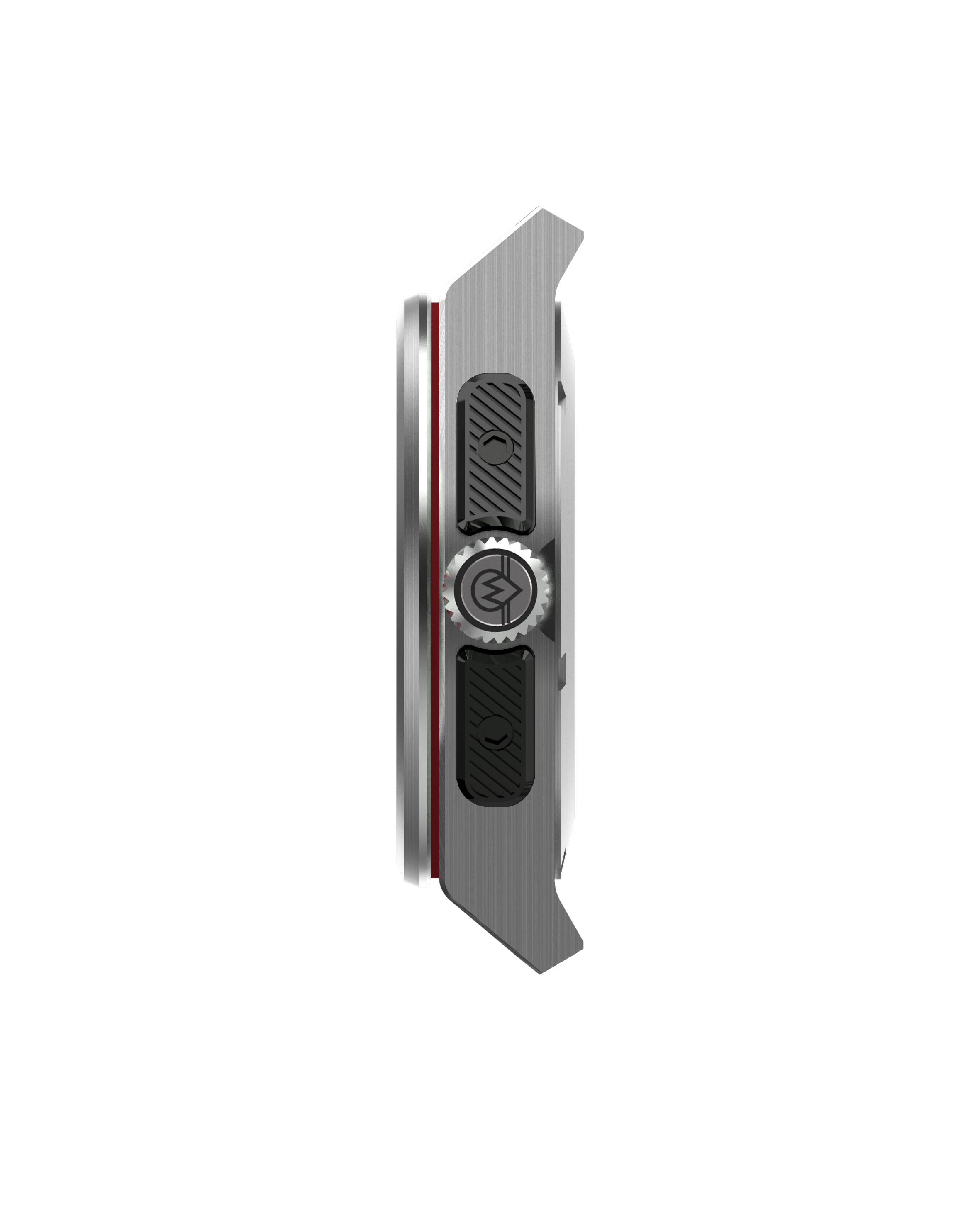 MONRO URBAN ADVENTURE MUA-S2, Automatic Skeleton, 40mm Stainless Steel, Red Dial