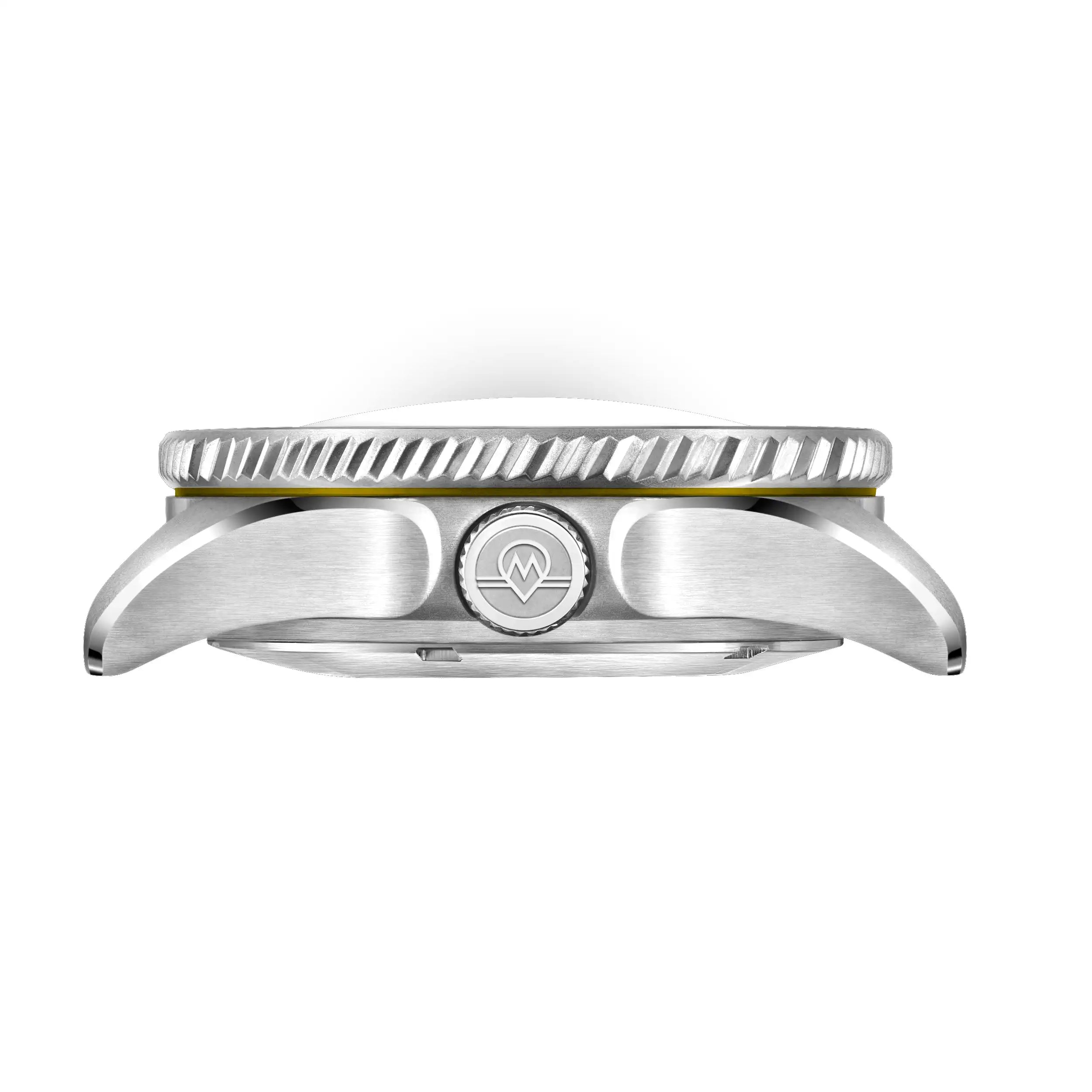 MONRO OCEAN ADVENTURE MOA-2 PACIFIC BLACK, Automatic Dive Watch, 41mm Stainless Steel, Black Dial