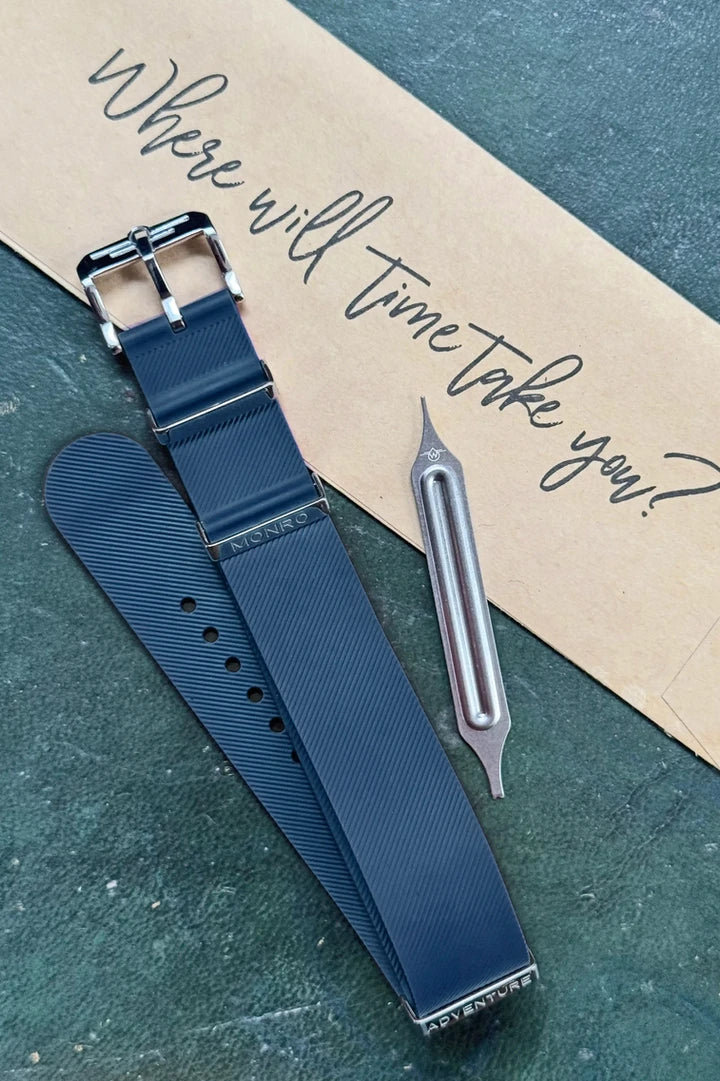 NBR Rubber Watch Strap - Dark Blue