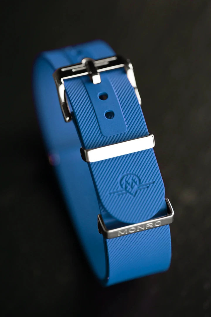NBR Rubber Watch Strap - Bright Blue