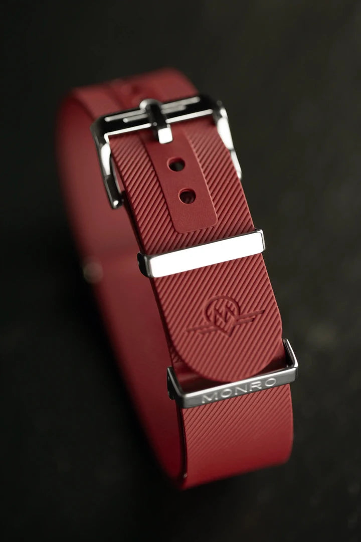 NBR Rubber Watch Strap - Red