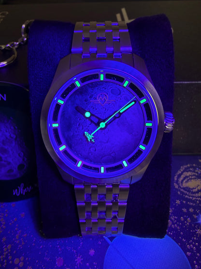 COMING SOON MONRO LUNA ADVENTURE MLA-FTM FLY ME TO THE MOON, 9039 Automatic Watch, 39mm Stainless Steel