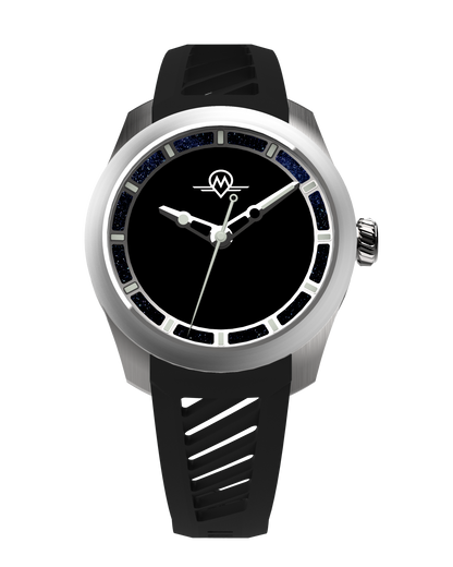 MONRO LUNA ADVENTURE MLA-MBR MUSUO BLACK HOLE, 9039 Automatic Watch, 39mm EPDM Rubber