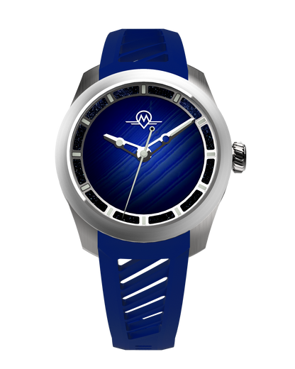 MONRO LUNA ADVENTURE MLA-PAR PLANET AGATE, 9039 Automatic Watch, 39mm EPDM Rubber