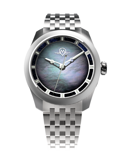 MONRO LUNA ADVENTURE MLA-PPB PLANET PEARL, 9039 Automatic Watch, 39mm Stainless Steel