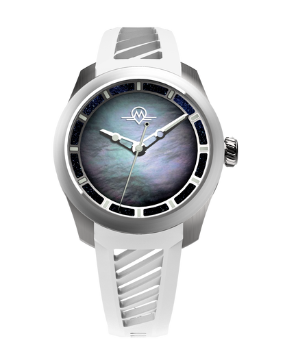 MONRO LUNA ADVENTURE MLA-PPR PLANET PEARL, 9039 Automatic Watch, 39mm EPDM Rubber
