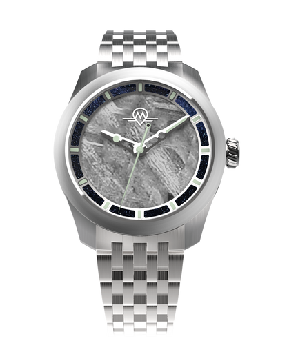 MONRO LUNA ADVENTURE MLA-MEB METEORITE DIAL, 9039 Automatic Watch, 39mm Stainless Steel