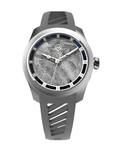 MONRO LUNA ADVENTURE MLA-MER METEORITE DIAL, 9039 Automatic Watch, 39mm EPDM Rubber
