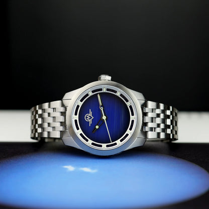 MONRO LUNA ADVENTURE MLA-PAB PLANET AGATE, 9039 Automatic Watch, 39mm Stainless Steel