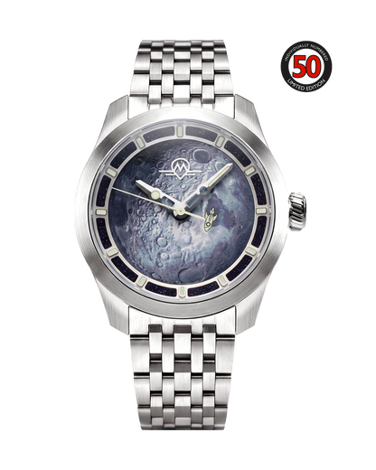 COMING SOON MONRO LUNA ADVENTURE MLA-FTM FLY ME TO THE MOON, 9039 Automatic Watch, 39mm Stainless Steel