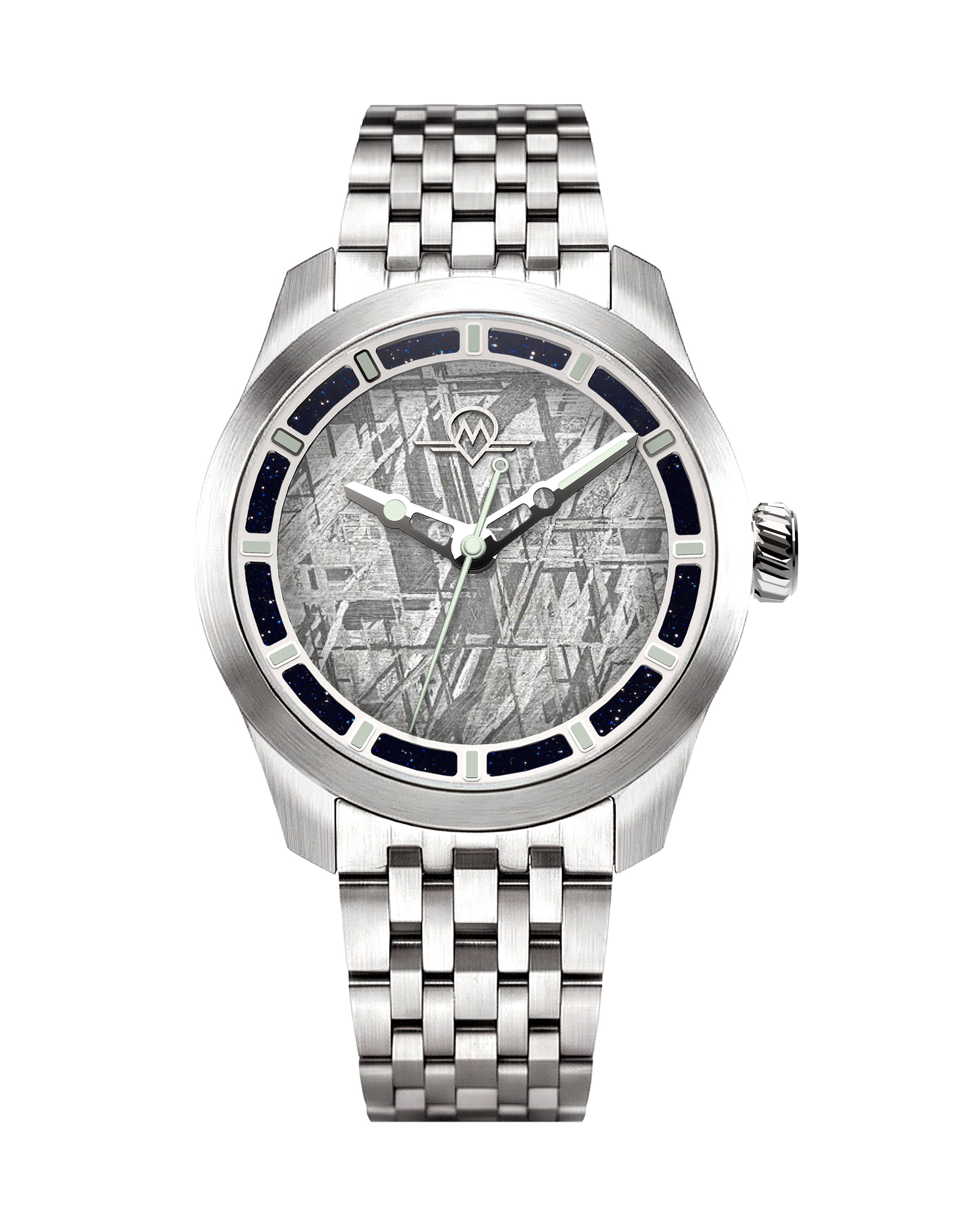 MONRO LUNA ADVENTURE MLA-MEB METEORITE DIAL, 9039 Automatic Watch, 39mm Stainless Steel