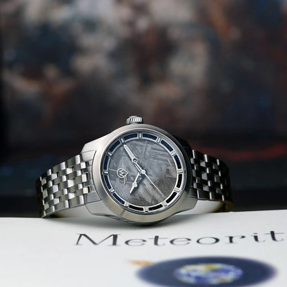 MONRO LUNA ADVENTURE MLA-MEB METEORITE DIAL, 9039 Automatic Watch, 39mm Stainless Steel