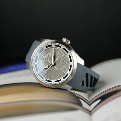 MONRO LUNA ADVENTURE MLA-MER METEORITE DIAL, 9039 Automatic Watch, 39mm EPDM Rubber