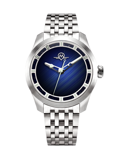 MONRO LUNA ADVENTURE MLA-PAB PLANET AGATE, 9039 Automatic Watch, 39mm Stainless Steel