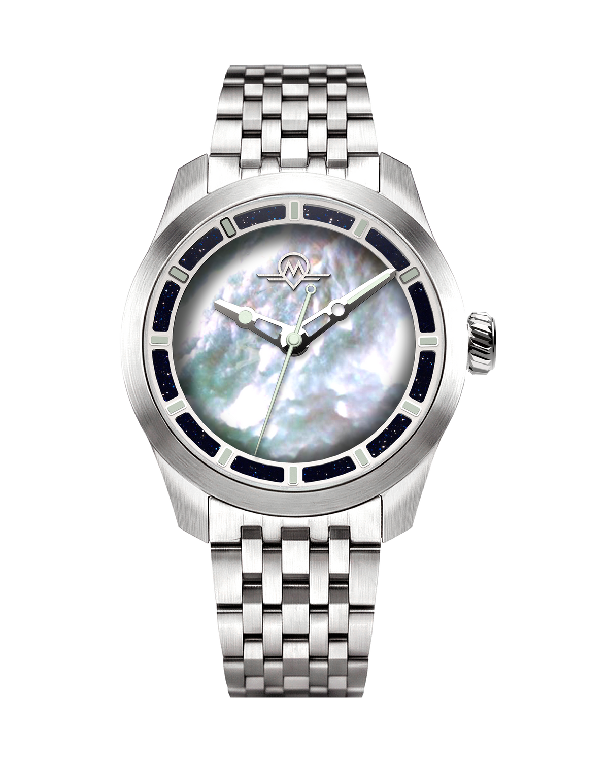 MONRO LUNA ADVENTURE MLA-PPB PLANET PEARL, 9039 Automatic Watch, 39mm ...