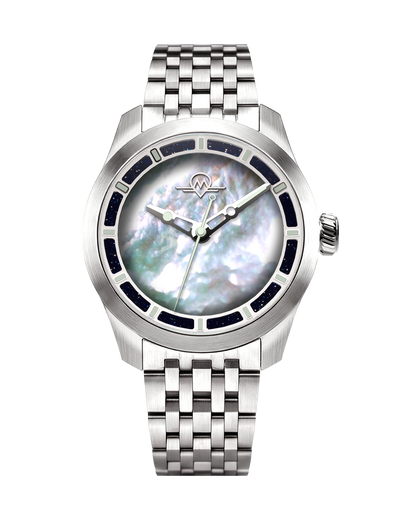 MONRO LUNA ADVENTURE MLA-PPB PLANET PEARL, 9039 Automatic Watch, 39mm Stainless Steel