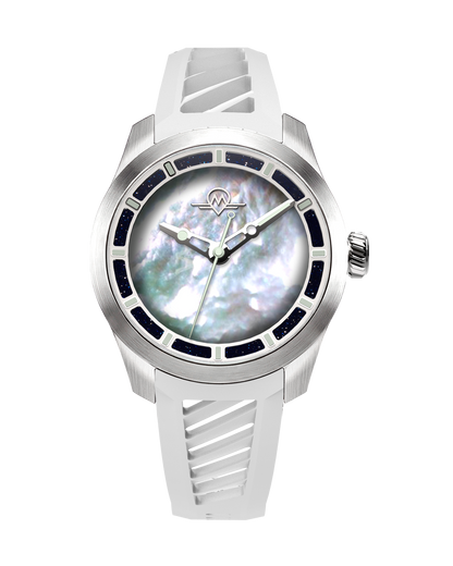 MONRO LUNA ADVENTURE MLA-PPR PLANET PEARL, 9039 Automatic Watch, 39mm EPDM Rubber
