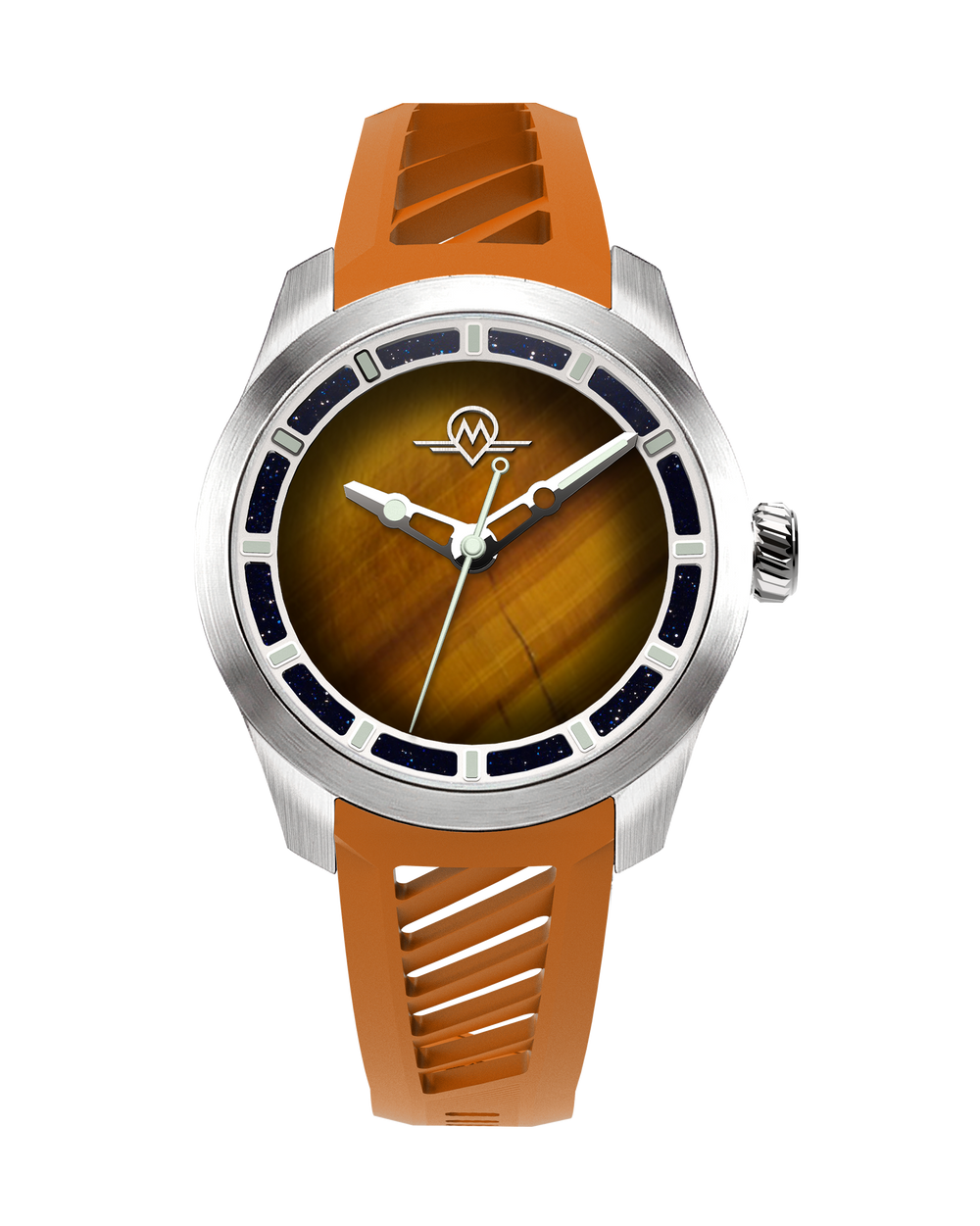 MONRO LUNA ADVENTURE MLA-PTR PLANET TIGERS EYE, 9039 Automatic Watch ...