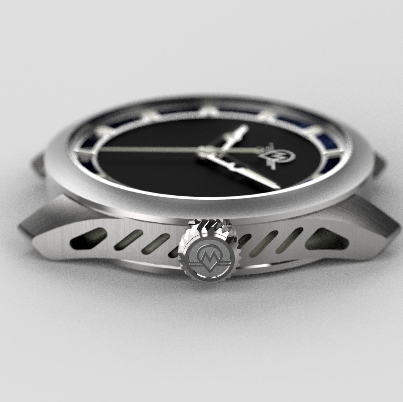 MONRO LUNA ADVENTURE MLA-MBR MUSUO BLACK HOLE, 9039 Automatic Watch, 39mm EPDM Rubber