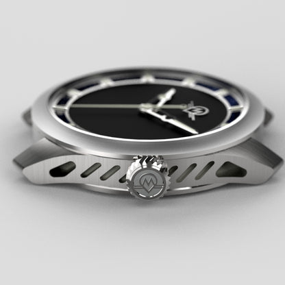 MONRO LUNA ADVENTURE MLA-MBR MUSUO BLACK HOLE, 9039 Automatic Watch, 39mm EPDM Rubber