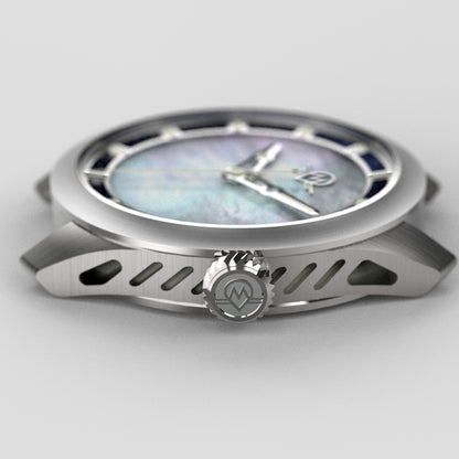 MONRO LUNA ADVENTURE MLA-PPB PLANET PEARL, 9039 Automatic Watch, 39mm Stainless Steel