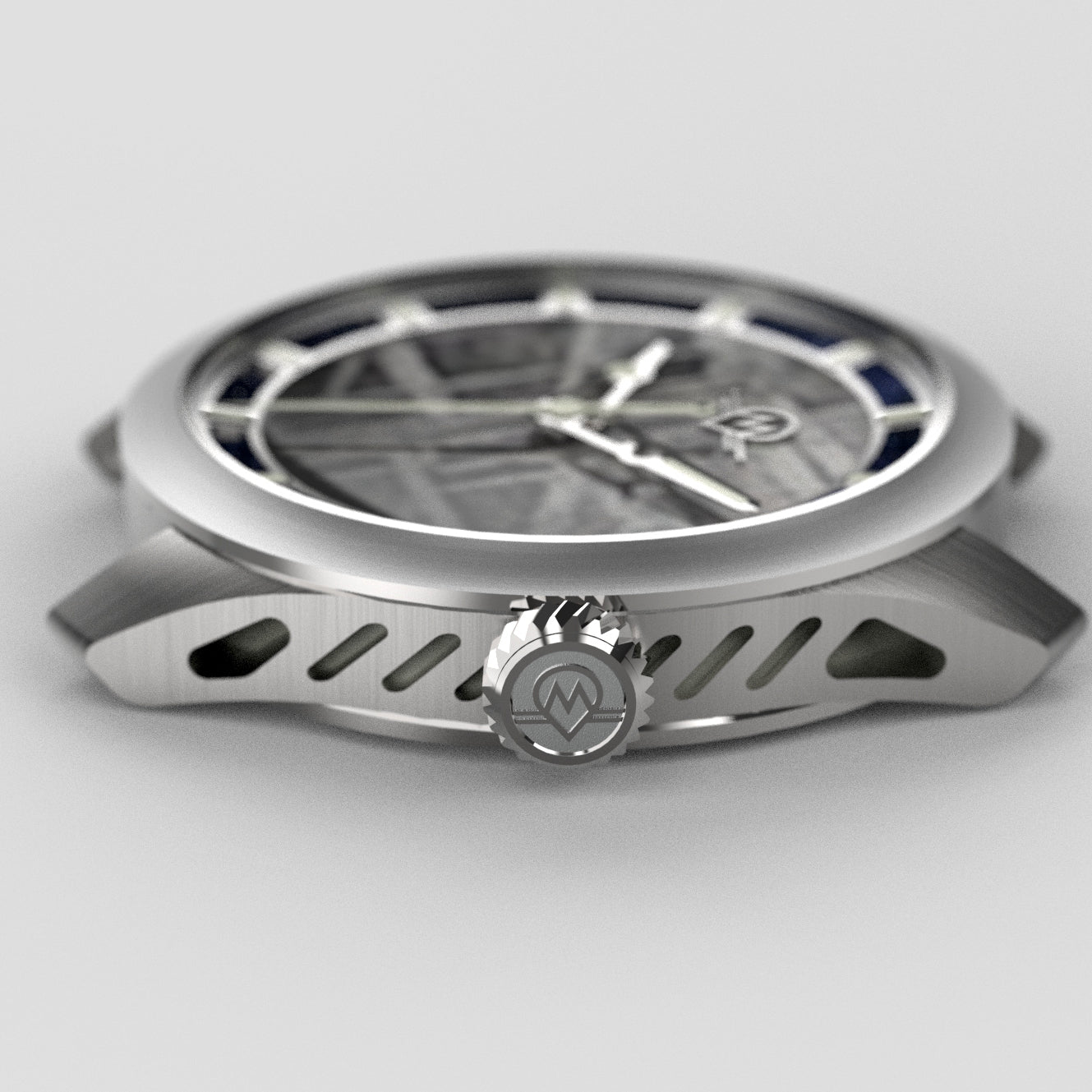 MONRO LUNA ADVENTURE MLA-MER METEORITE DIAL, 9039 Automatic Watch, 39mm EPDM Rubber