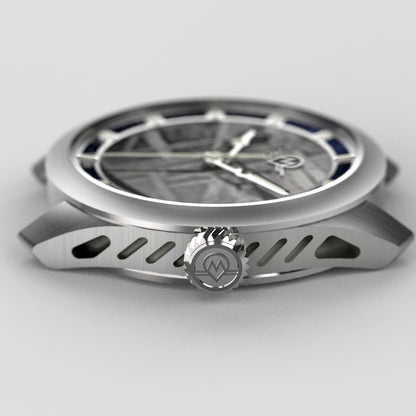 MONRO LUNA ADVENTURE MLA-MER METEORITE DIAL, 9039 Automatic Watch, 39mm EPDM Rubber