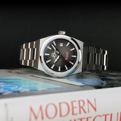 MONRO URBAN ADVENTURE MUA-A1, Automatic, 40mm Stainless Steel, Grey Dial