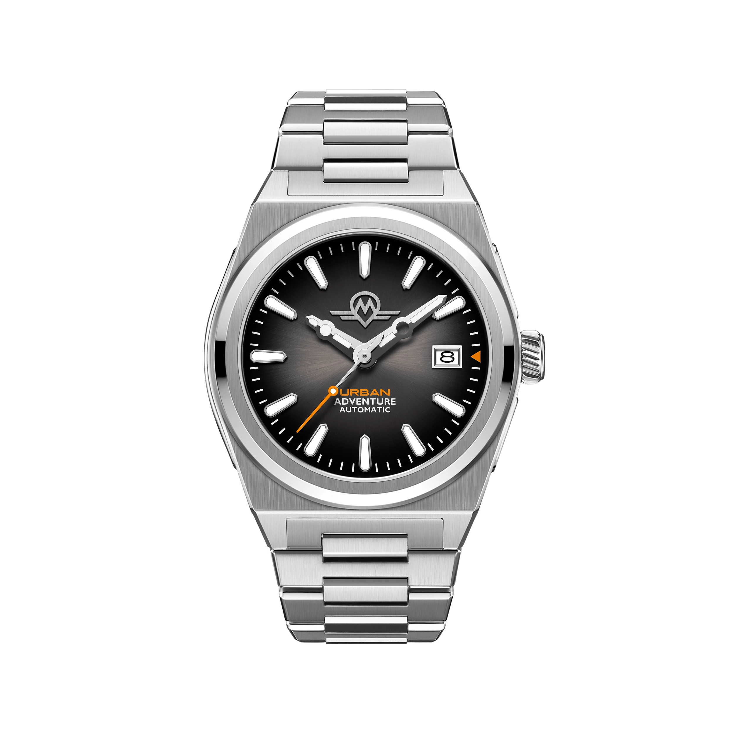 MONRO URBAN ADVENTURE MUA-A1, Automatic, 40mm Stainless Steel, Grey Dial