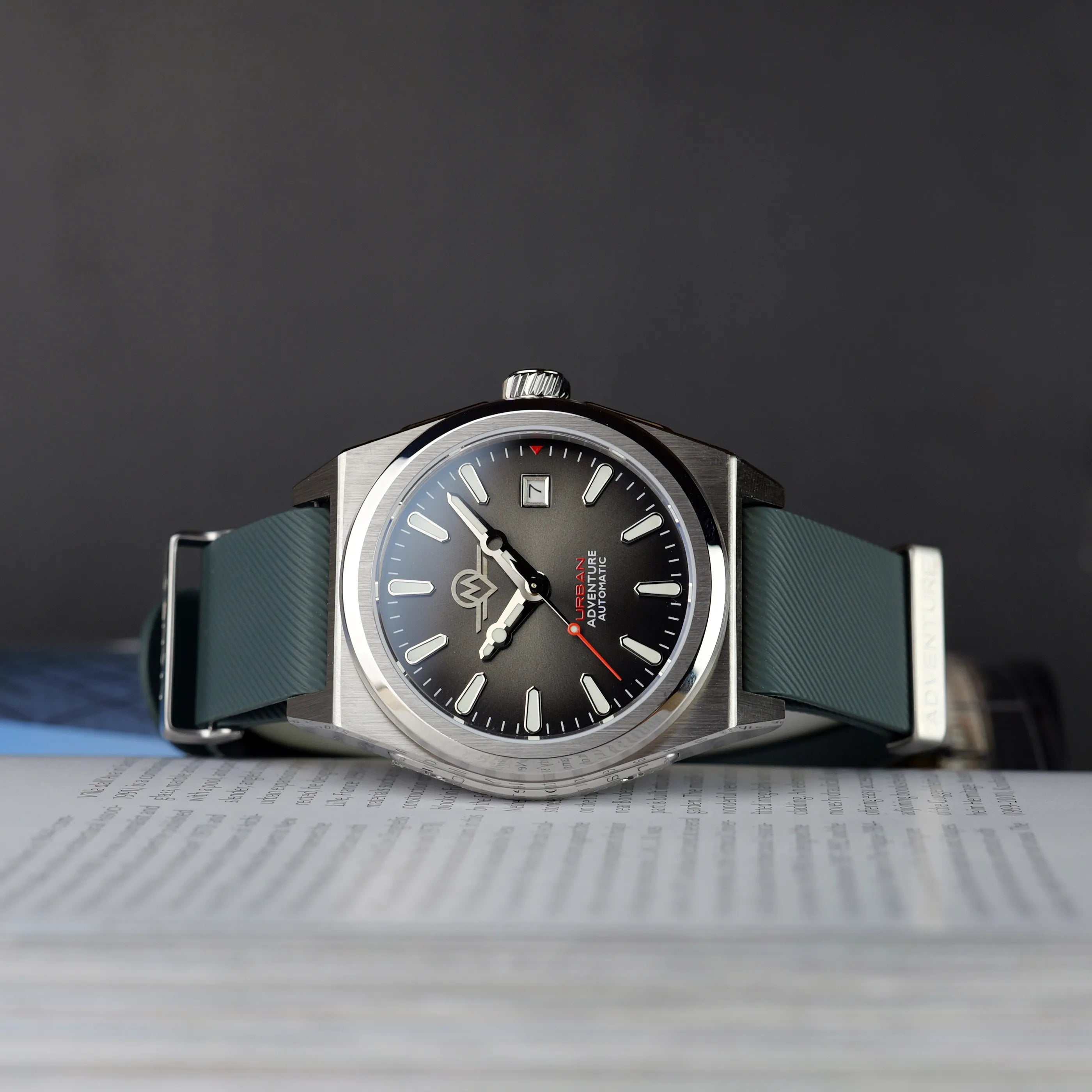 MONRO URBAN ADVENTURE MUA-A1, Automatic, 40mm Stainless Steel, Grey Dial