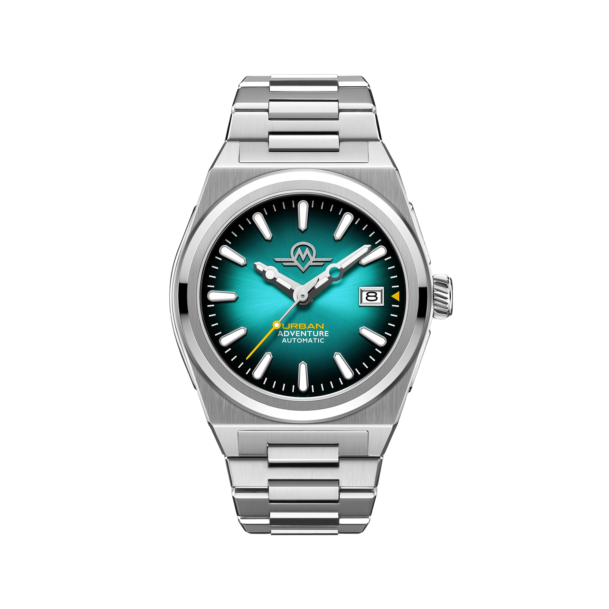 MONRO URBAN ADVENTURE MUA-A2, Automatic, 40mm Stainless Steel, Teal Dial