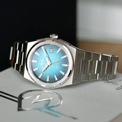 MONRO URBAN ADVENTURE MUA-A2, Automatic, 40mm Stainless Steel, Teal Dial