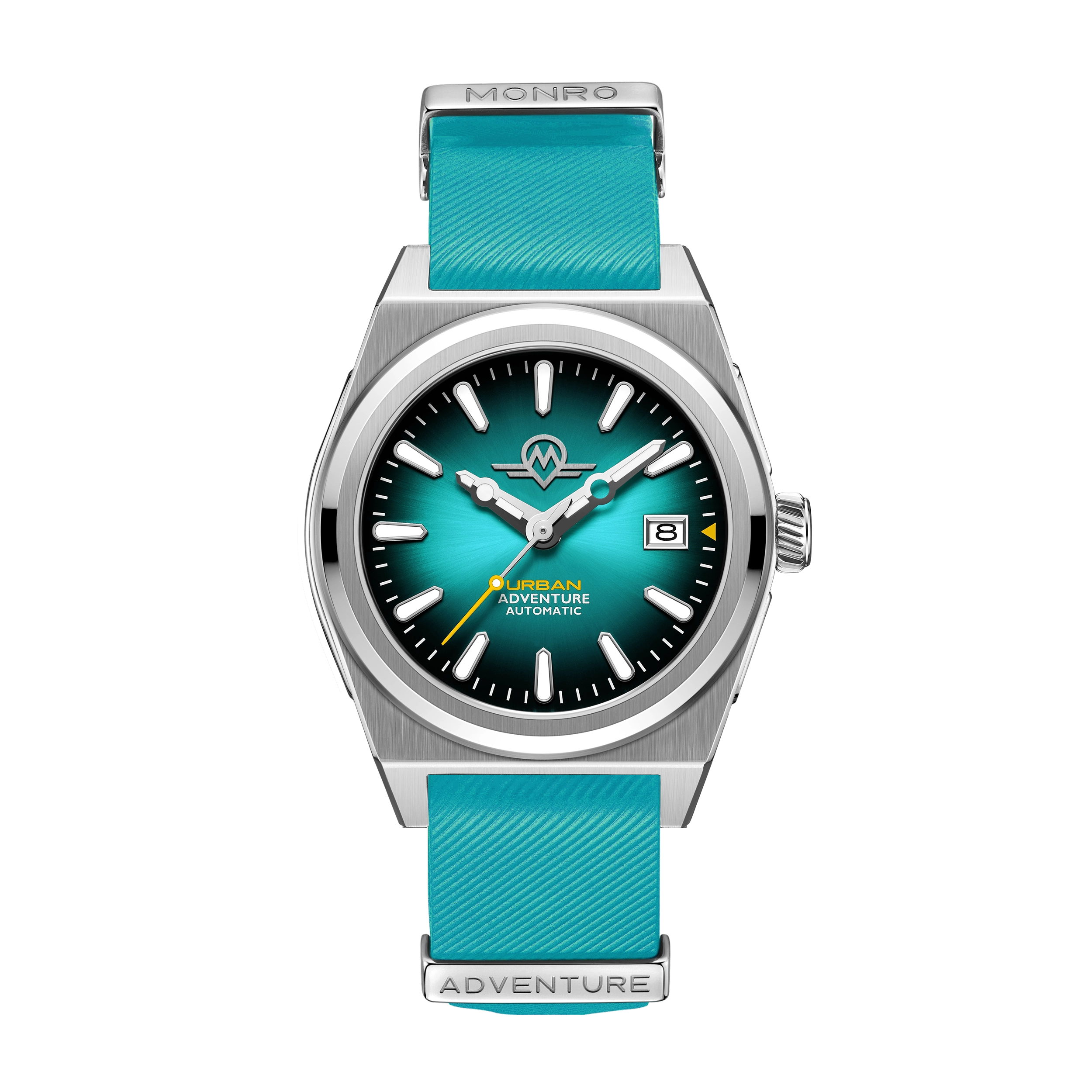 MONRO URBAN ADVENTURE MUA-A2, Automatic, 40mm Stainless Steel, Teal Dial