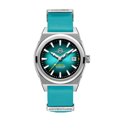 MONRO URBAN ADVENTURE MUA-A2, Automatic, 40mm Stainless Steel, Teal Dial