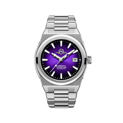 MONRO URBAN ADVENTURE MUA-A3, Automatic, 40mm Stainless Steel, Purple Dial