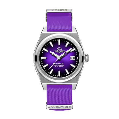 MONRO URBAN ADVENTURE MUA-A3, Automatic, 40mm Stainless Steel, Purple Dial