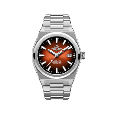 MONRO URBAN ADVENTURE MUA-A4, Automatic, 40mm Stainless Steel, Orange Dial