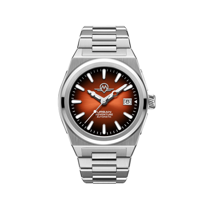 MONRO URBAN ADVENTURE MUA-A4, Automatic, 40mm Stainless Steel, Orange Dial