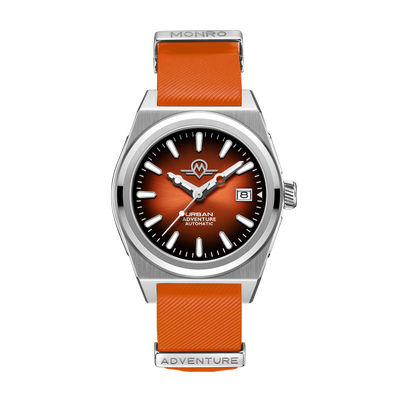MONRO URBAN ADVENTURE MUA-A4, Automatic, 40mm Stainless Steel, Orange Dial